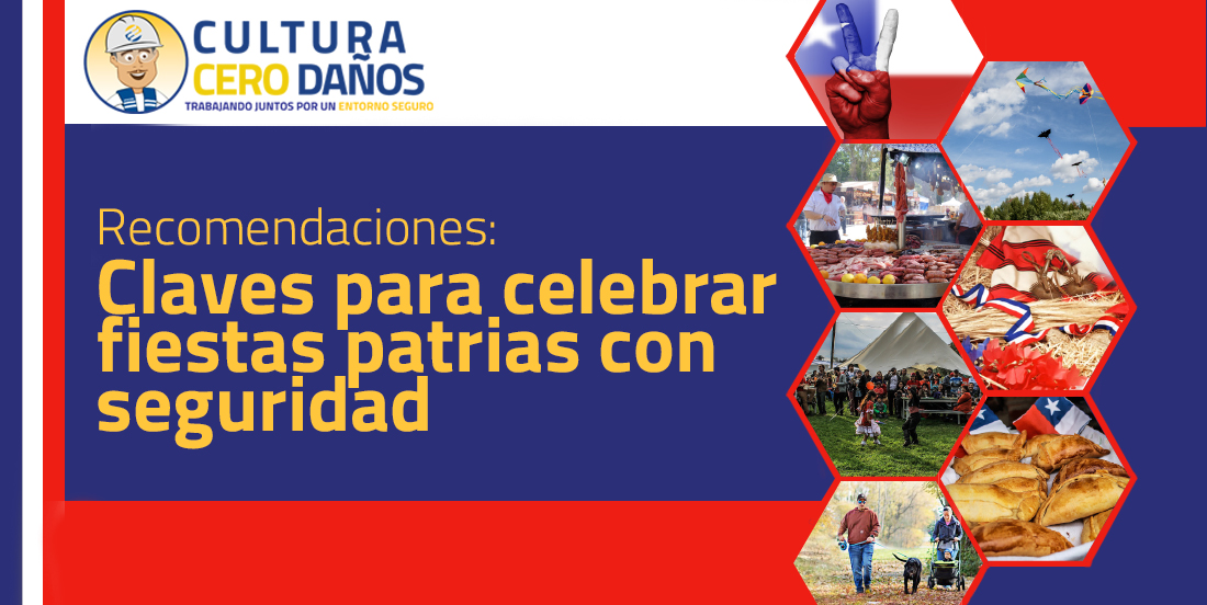Claves para celebrar fiestas patrias con seguridad