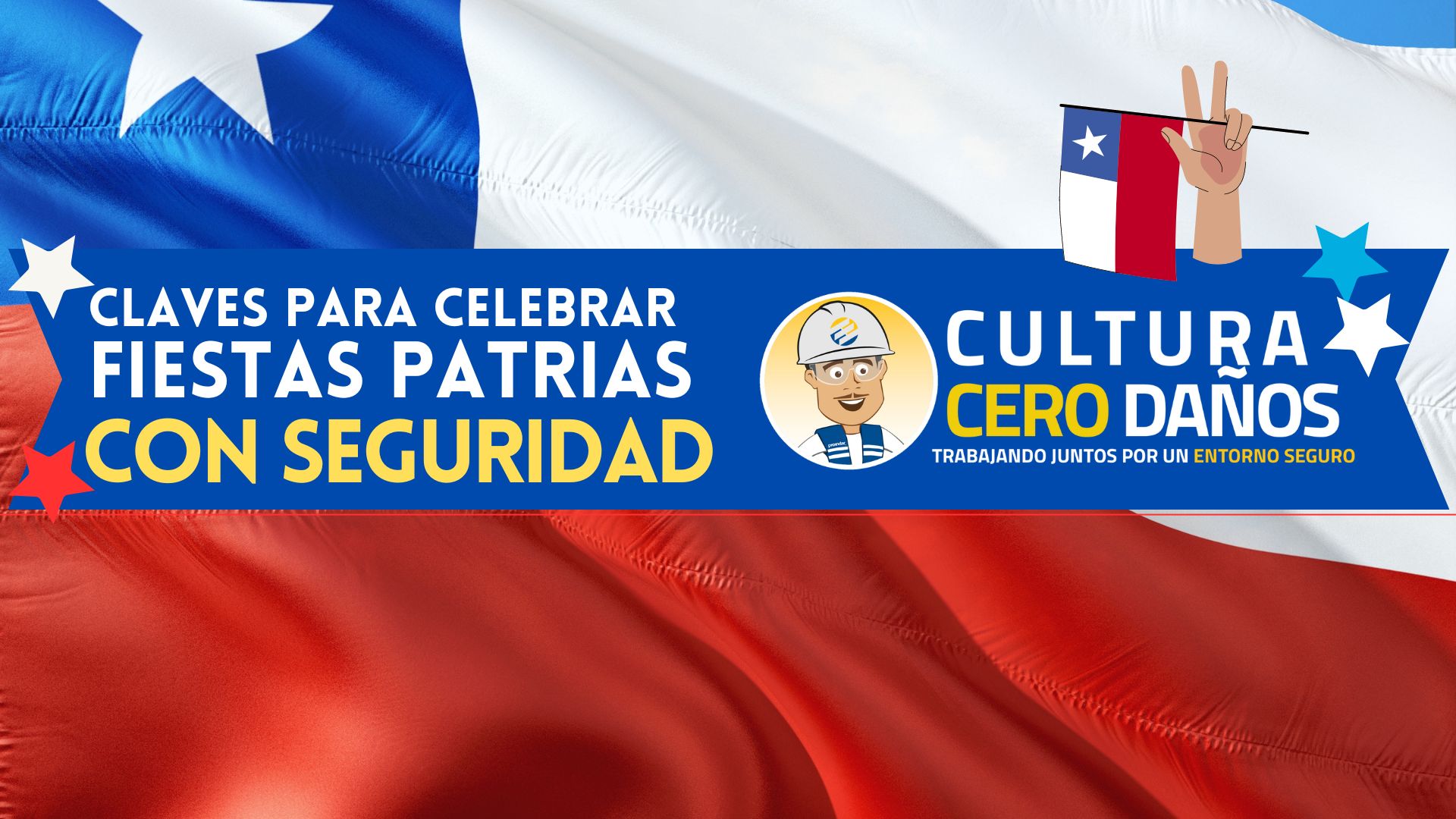 Claves para celebrar fiestas patrias con seguridad